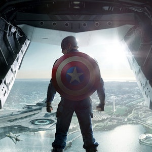 Peinture à l&#39;huile faite main sur toile de coton à la demande, roulée tendue ou encadrée, Marvel-Captain America dans un avion, art mural Steve Rogers