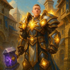 Custom World of Warcraft Portrait: Fantasy Art Gift for Gamer