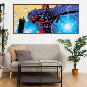 Handmade oil painting on cotton canvas on demand, rolled stretched or framed, Marvel-Magneto portrait 4 fan art wallart X Men Max Eisenhardt