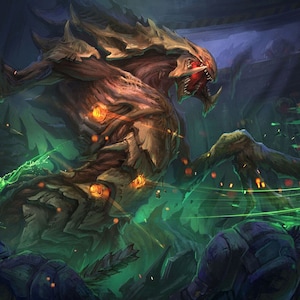 Handgemaakt olieverfschilderij op katoenen canvas op aanvraag, opgerold uitgerekt of ingelijst, Videogames - Starcraft Hydralisk Zerg 1 wandkunstwerk fanart