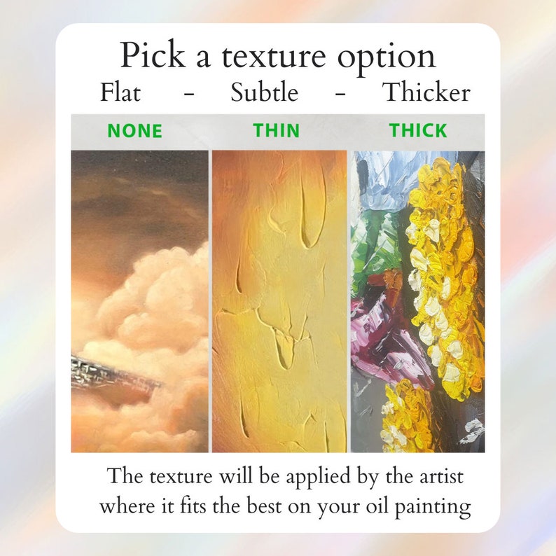 Handmade Oil Painting on Cotton Canvas on Demand Rolled Etsy