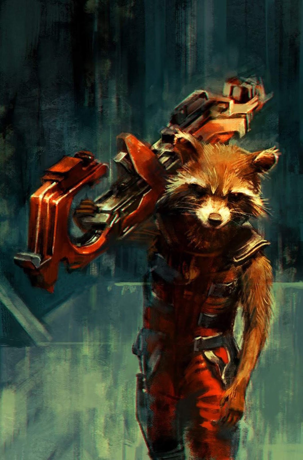 Rocket Raccoon Art