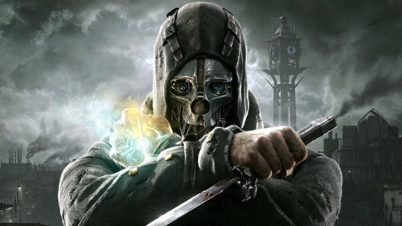 Handmade oil painting on cotton canvas on demand, rolled stretched or framed, Video Games - Dishonored poster 1 wall artwork fan art Corvo