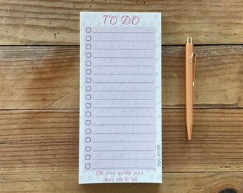 To-Do bloc notes, Liste To-Do feministe, bloc d'organisation, planning, organisation, objectif, home office, tracker, bloc-notes, créativité