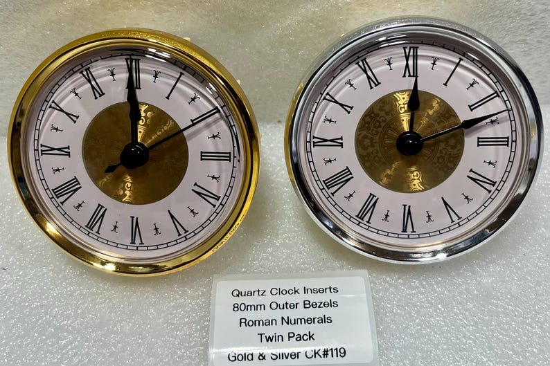 Table Clock Inserts Quartz Clock Inserts (various) - Etsy UK
