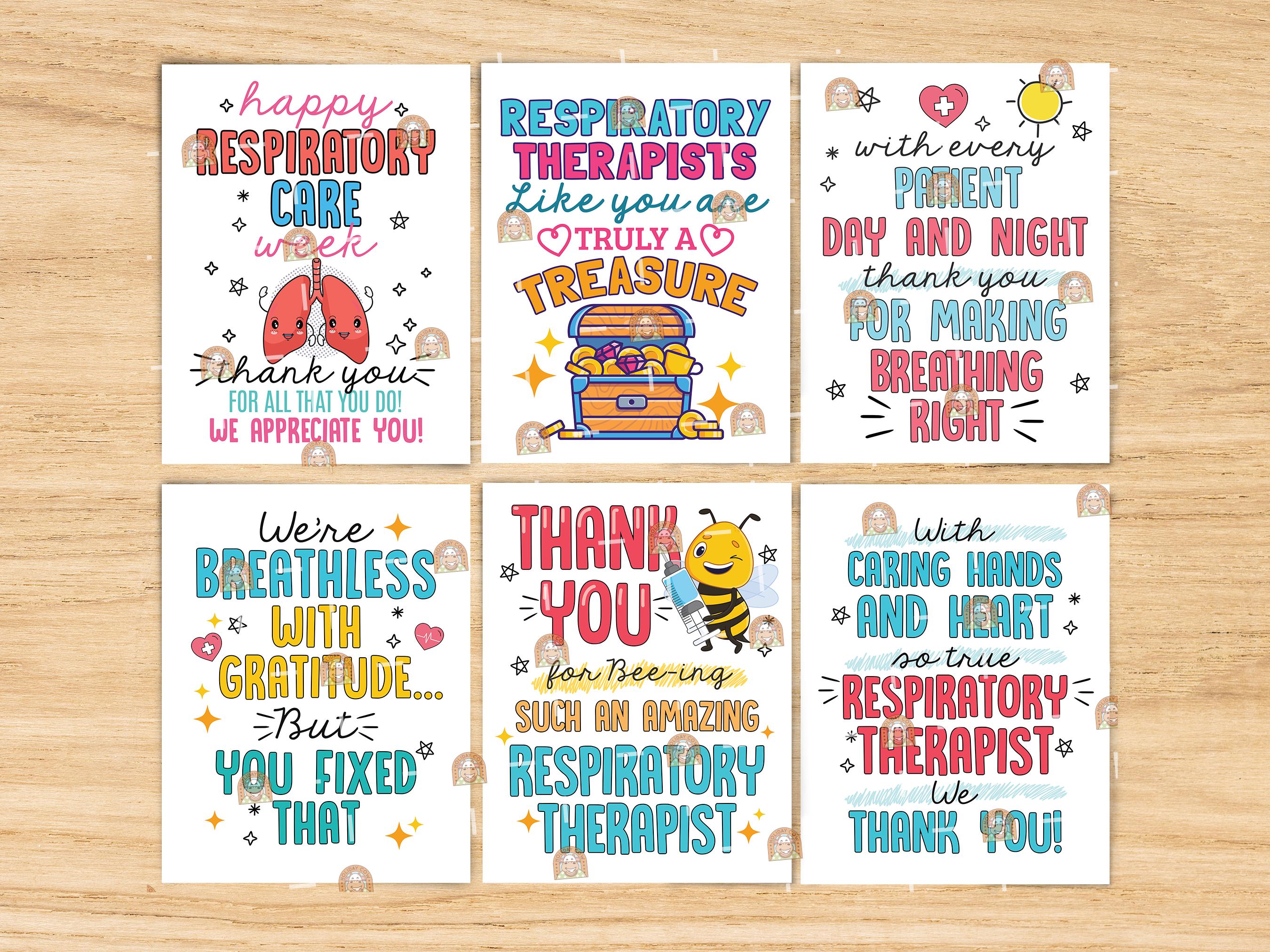 Happy Rrt Week Banner Respiratory Care Week Gift, Respiratory Therapist Thank You Signs ...