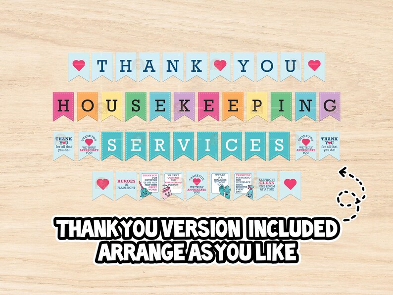 Housekeeping Week Banner Printable, Housekeeping Services Week Banner ...