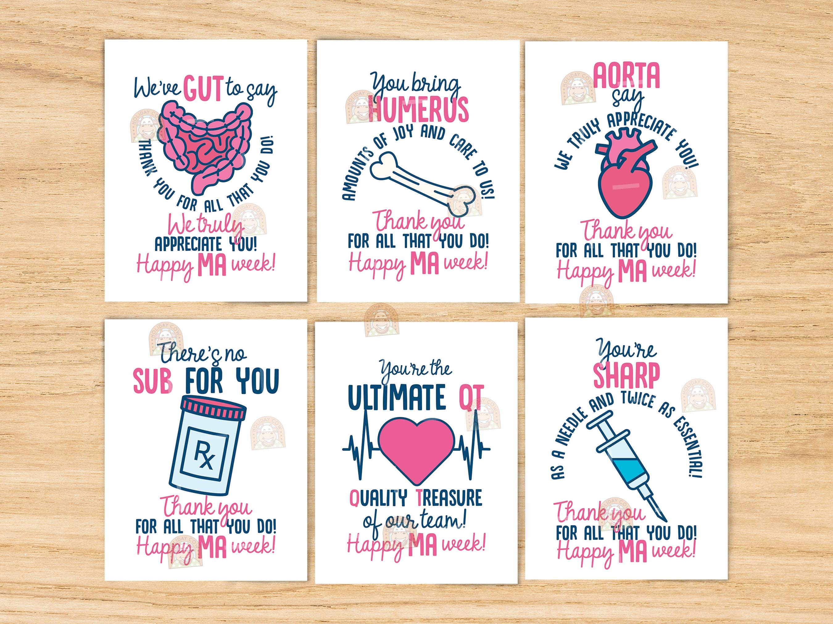 Ha Ma Week MA Week Signs, Medical Assistant Week Signs, Printable MA Week Posters ...