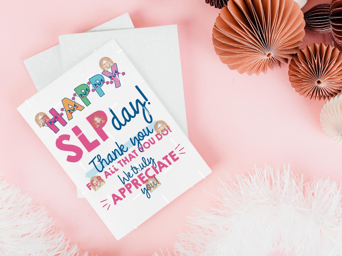 Printable SLP Day Gift, Speech Language Pathologist Day Gift for SLP ...