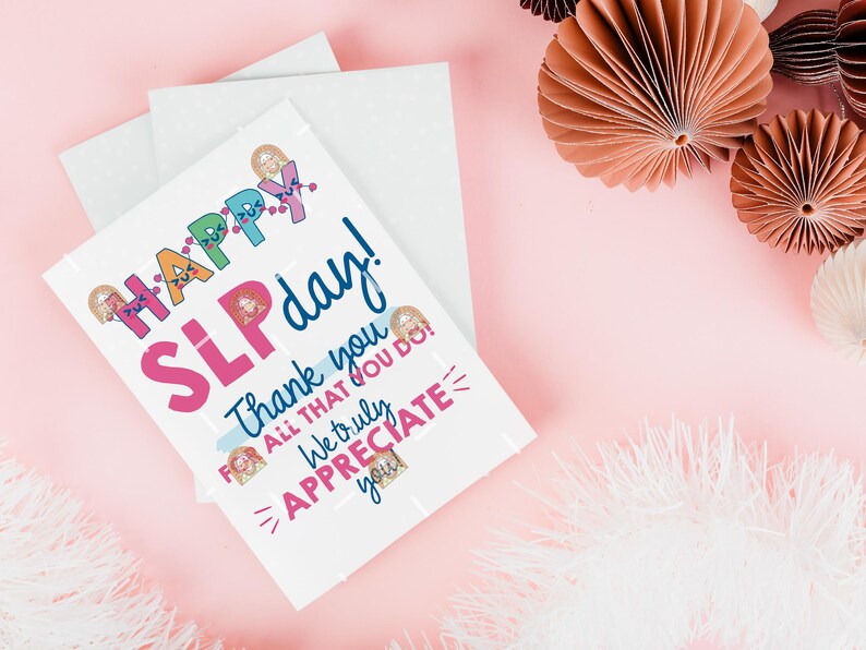 Printable SLP Day Gift, Speech Language Pathologist Day Gift for SLP ...