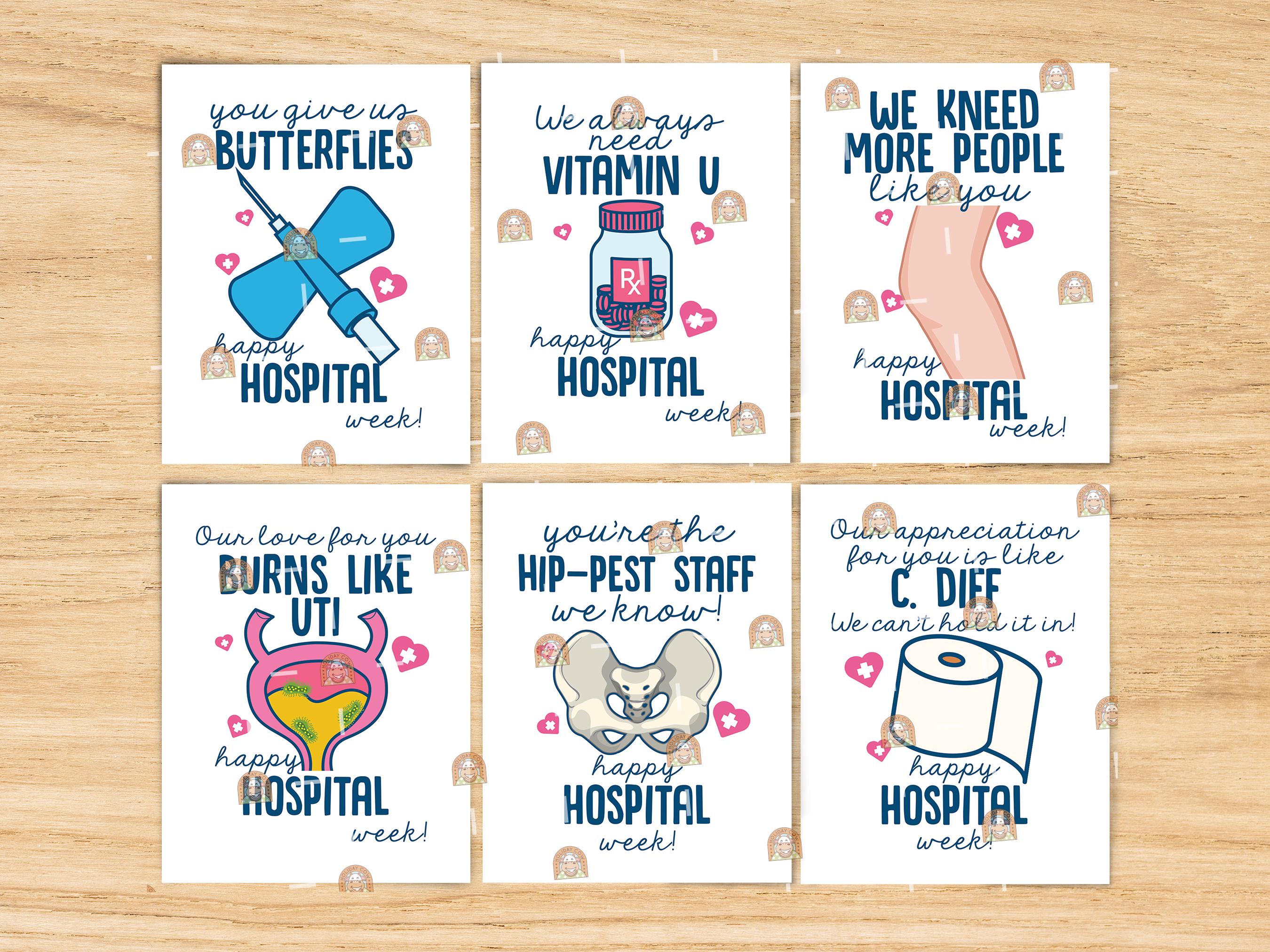 Hospital Week Signage Examples Hospital Week Signs Printable, Funny Hospital Week Decor, Hospital ...