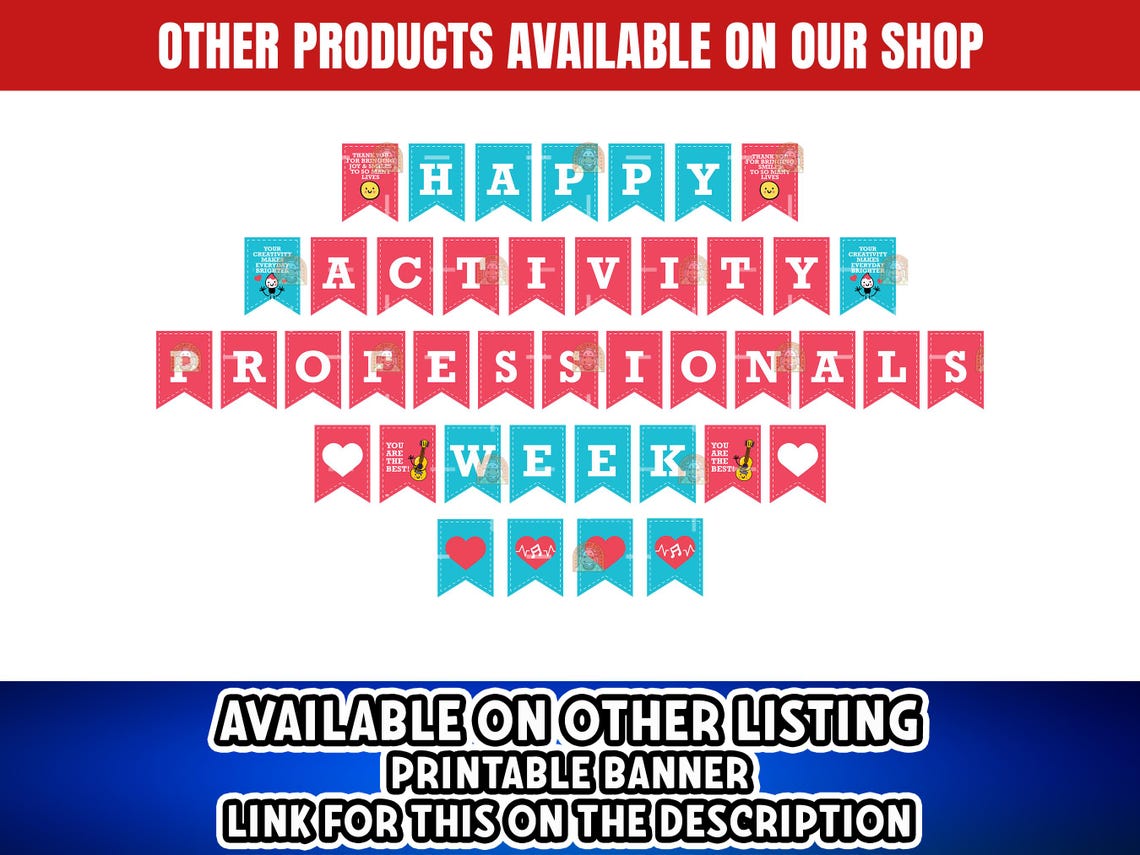 Activity Professionals Gift Tag, Printable Activity Professionals Week ...