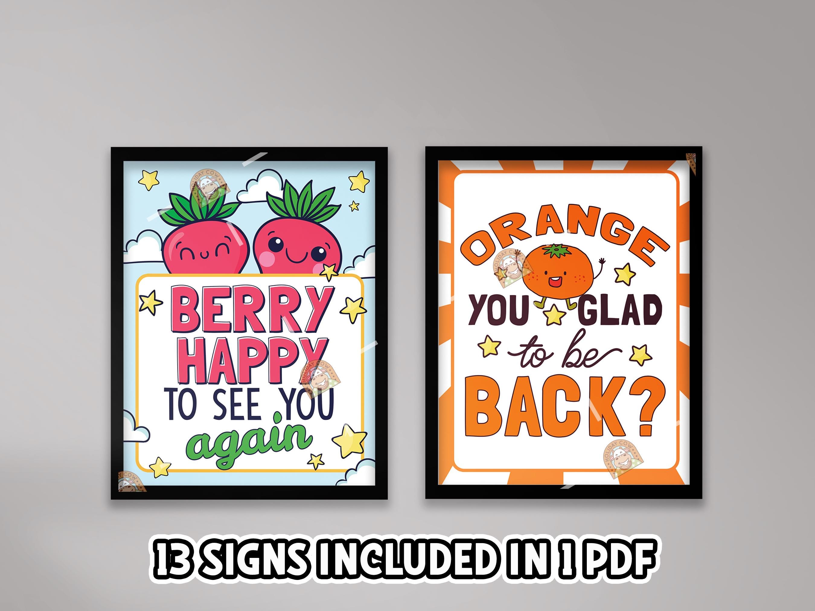 Cafeteria Signs Printable Bundle, Lunchroom Bulletin Board, Preschool ...