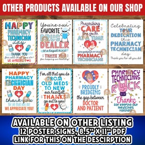Pharmacy Week Tags Printable, Pharmacist Thank You Gift Tag, Happy ...