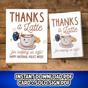 Police Week Card, National Police Officers Week Card Printable, Police ...