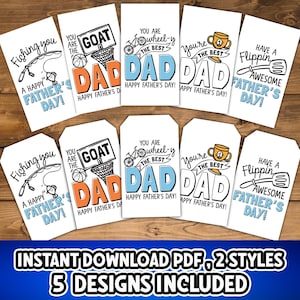 Set di etichette per la festa del papà, divertenti etichette regalo per la festa del papà stampabili, etichette per biscotti per la festa del papà, etichette per bomboniere per la festa del papà