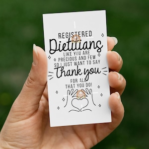 Étiquette-cadeau de diététiste imprimable, étiquette-cadeau de jour de diététiste, étiquette de jour de diététiste, étiquette de diététiste de remerciement Étiquette RDN pour diététiste