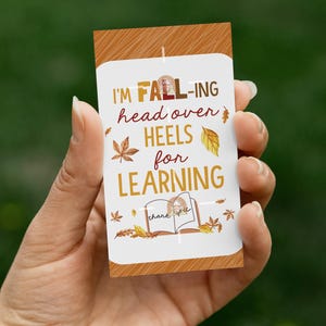 Fall Tags Printable, Thanksgiving Teacher tag, Boss Fall Thank you Tag, Team Autumn Tags, Co-worker Fall Gift tag, Office Fall Appreciation