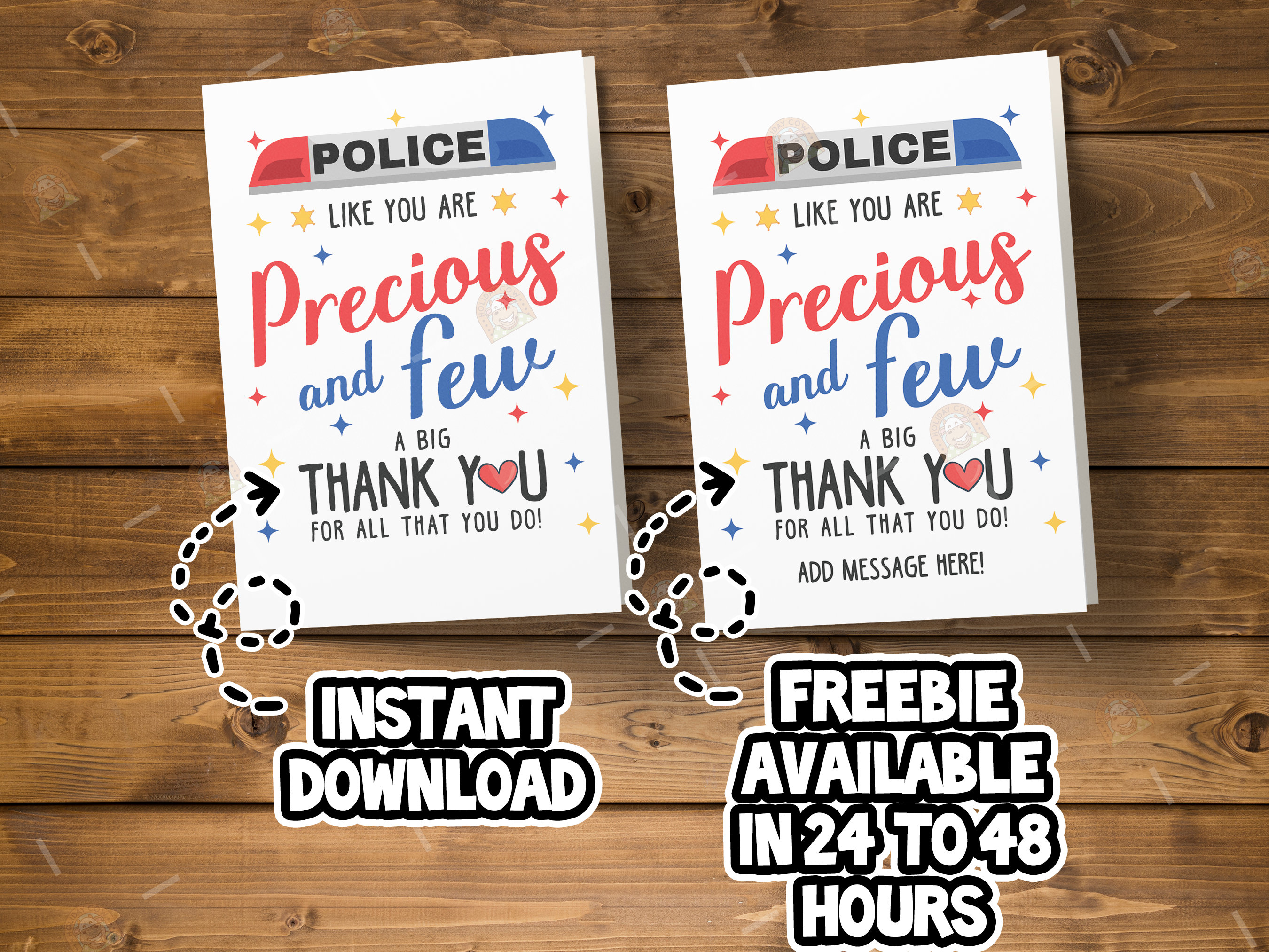 Police Week Card Printable, National Police Officers Week Gift, Police ...