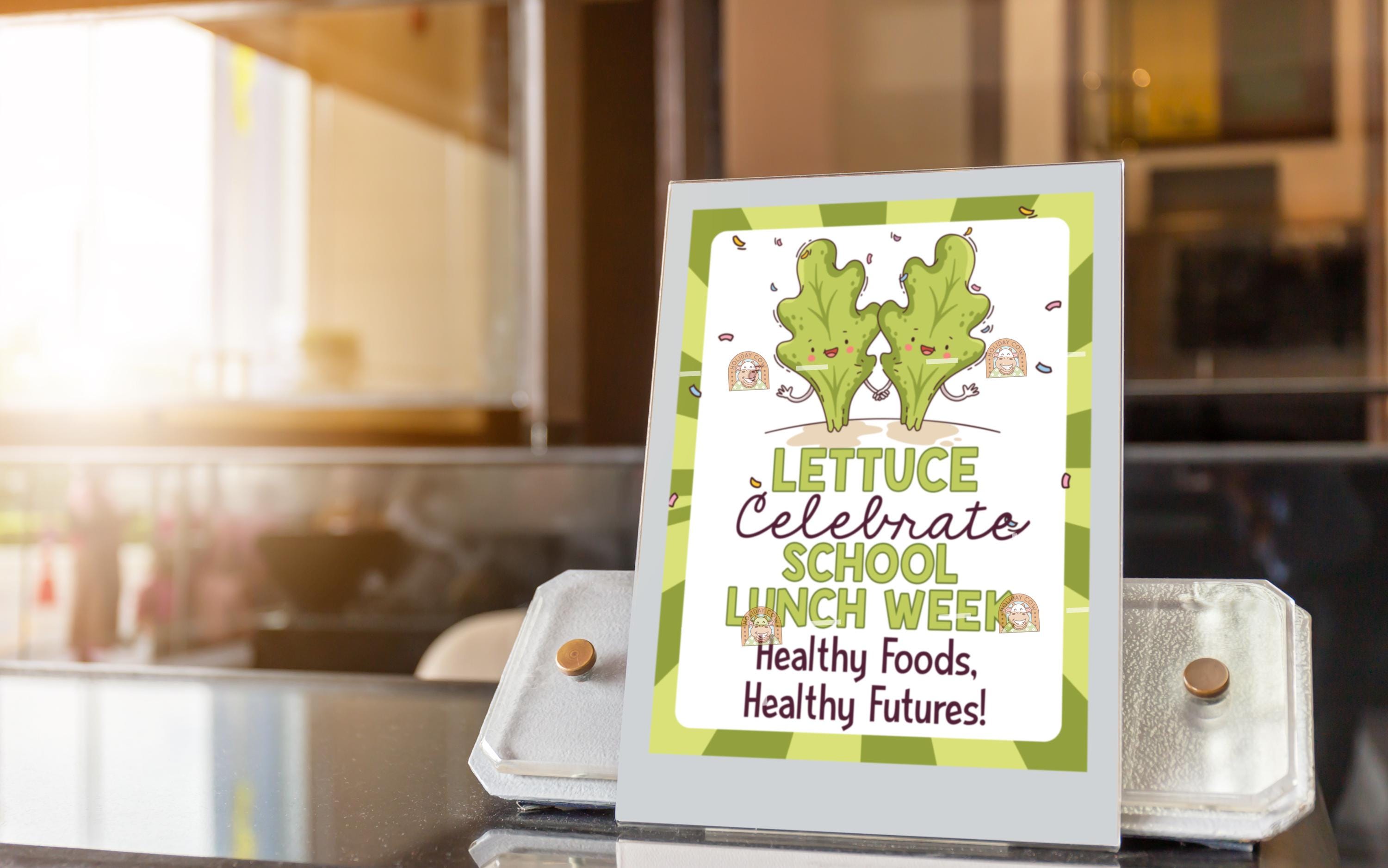 Lunch Box Week. Sign School Lunch Week Signs Printable, National School Lunch Week Decor ...