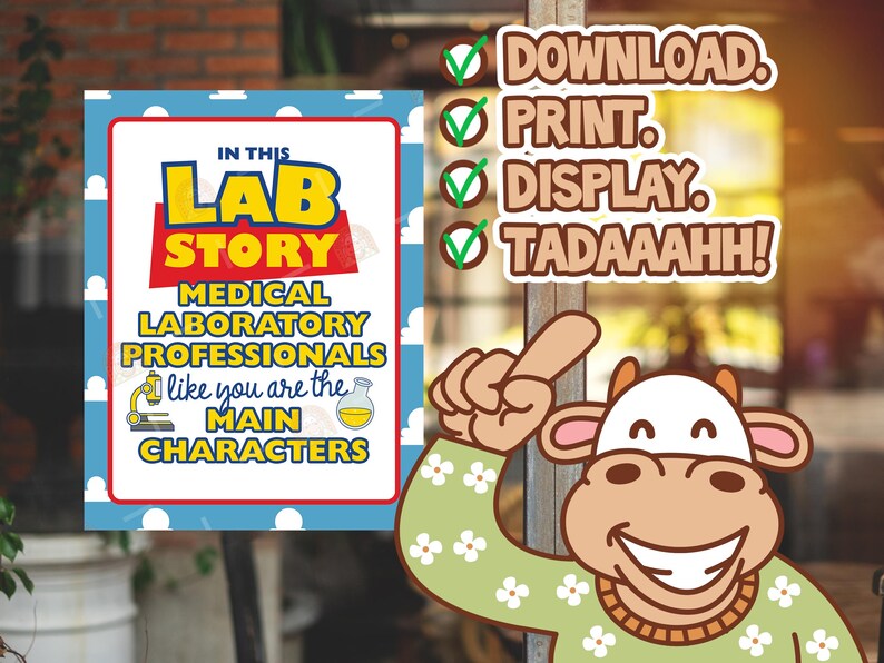 Lab Week 2026 Printable Signs, Lab Week Décor, Lab Story Theme Posters ...