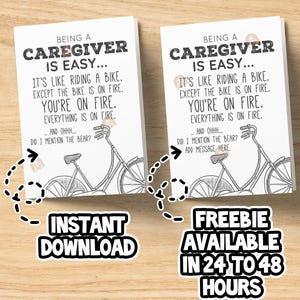 Caregiver Gift, Family Caregivers Month Card Printable, Caregiver Appreciation Month Gift for Caregiver Thank you Gift, Caregiver Sign bild 11