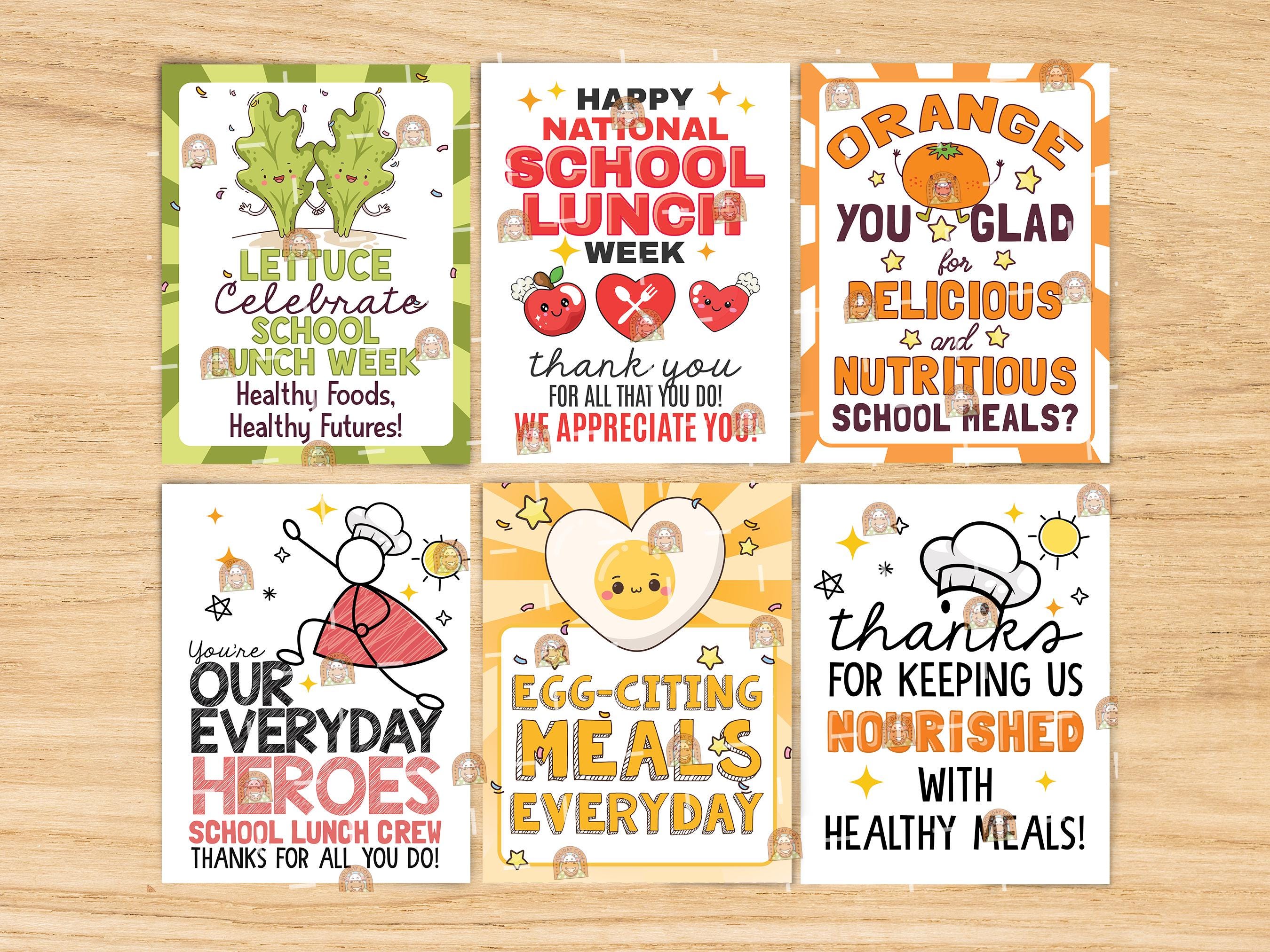 Lunch Box Week. Sign School Lunch Week Signs Printable, National School Lunch Week Decor ...