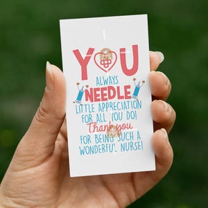 Nurse Gift Tag Printable, Nurse Appreciation, School Nurse Day Tag for Nurses, Funny Nurse Favor Tag, Thank you Nurses, Happy Nurses Week