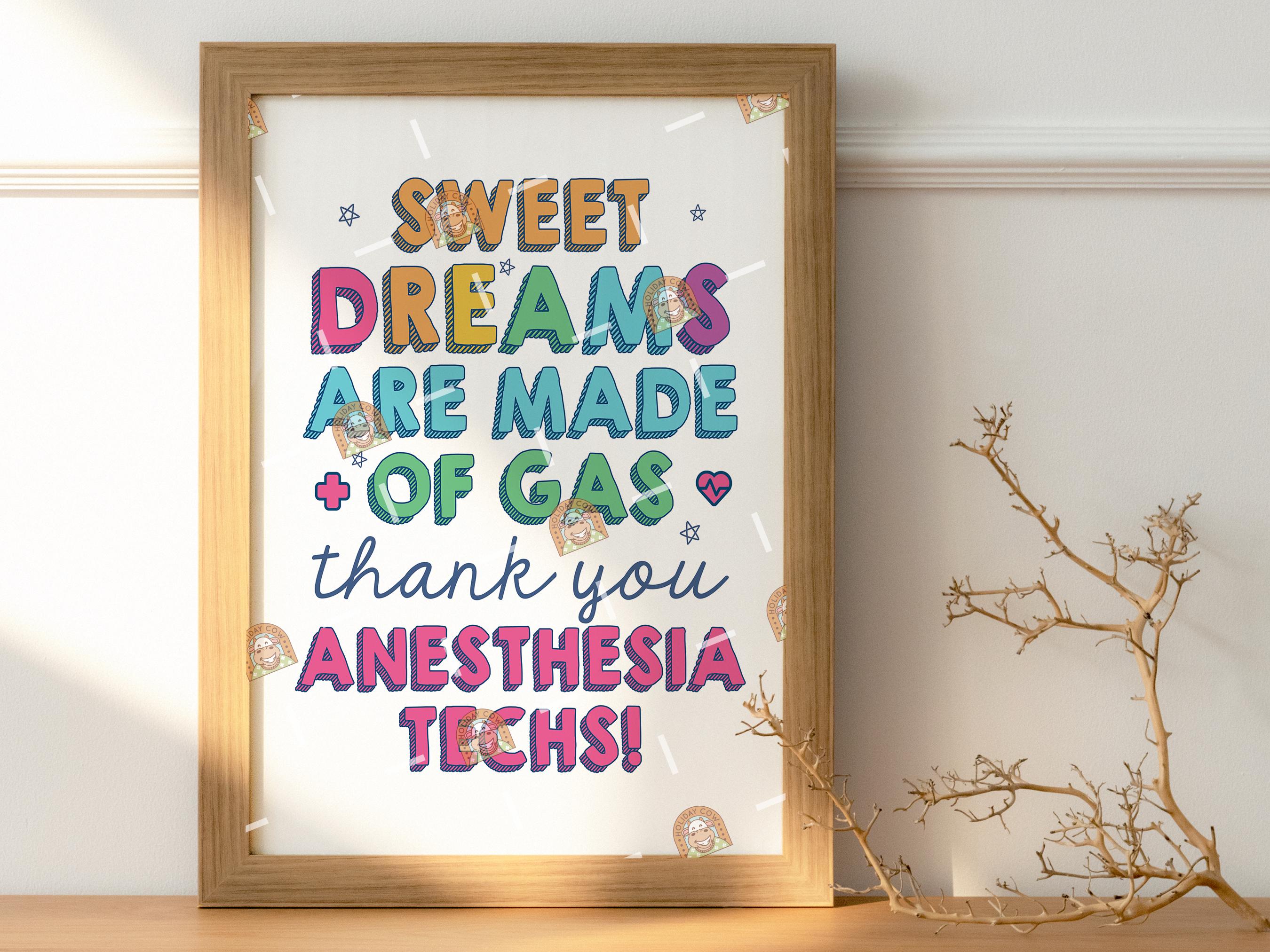 Printable Anesthesia Tech Gift, Anesthesia Tech Week Card, Anesthesia ...