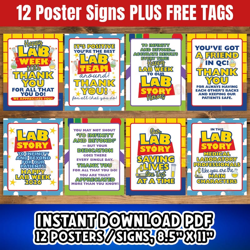 Toy story lab week 2026 posters - Etsy.de