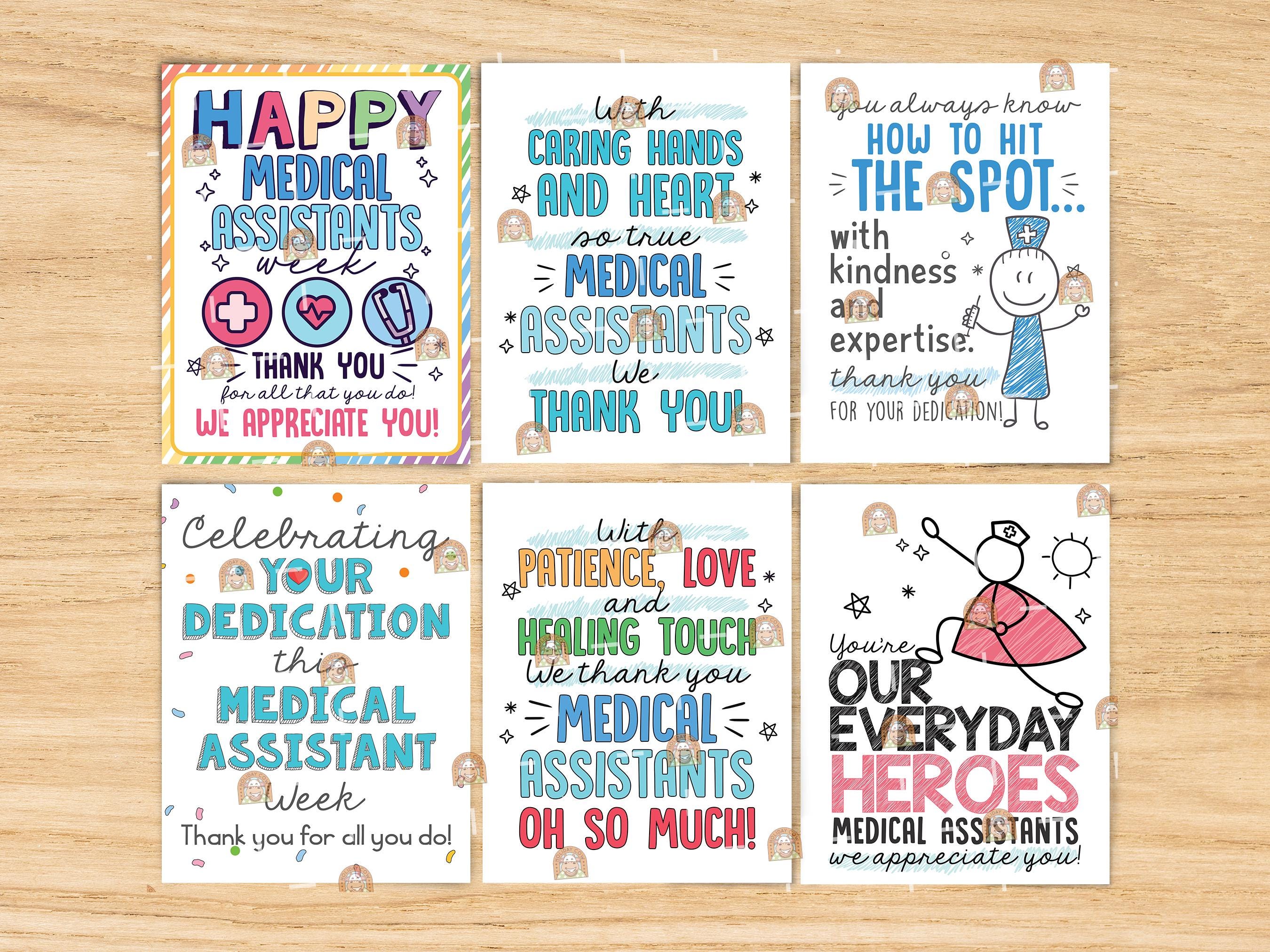 Medical Assistant Week Signs Printable, Medical Assistant Gift, Happy ...