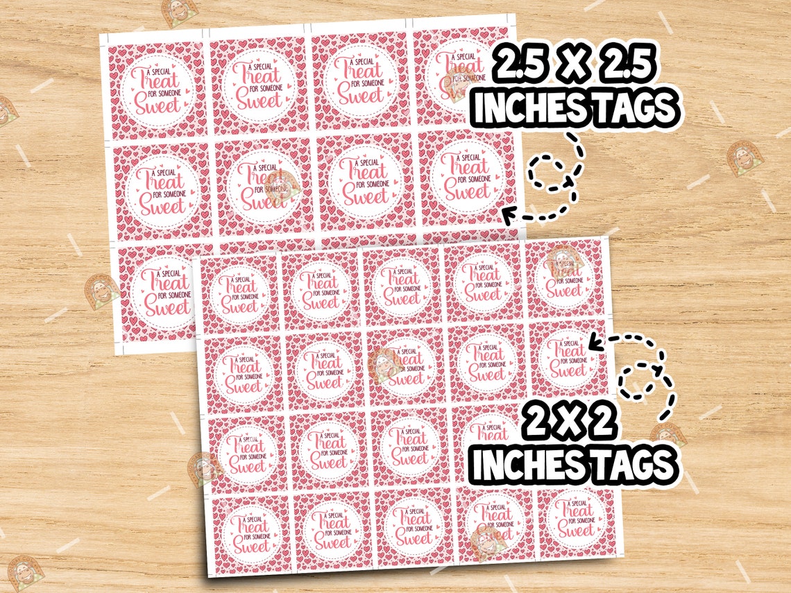 Printable Valentines Day Tags, Teacher Appreciation, Classroom Treat ...