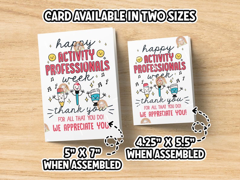 Activity Professionals Week Printable Sign, Activity Professionals ...