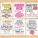National Speech Language Hearing Month Signs Printable, Speech Language ...