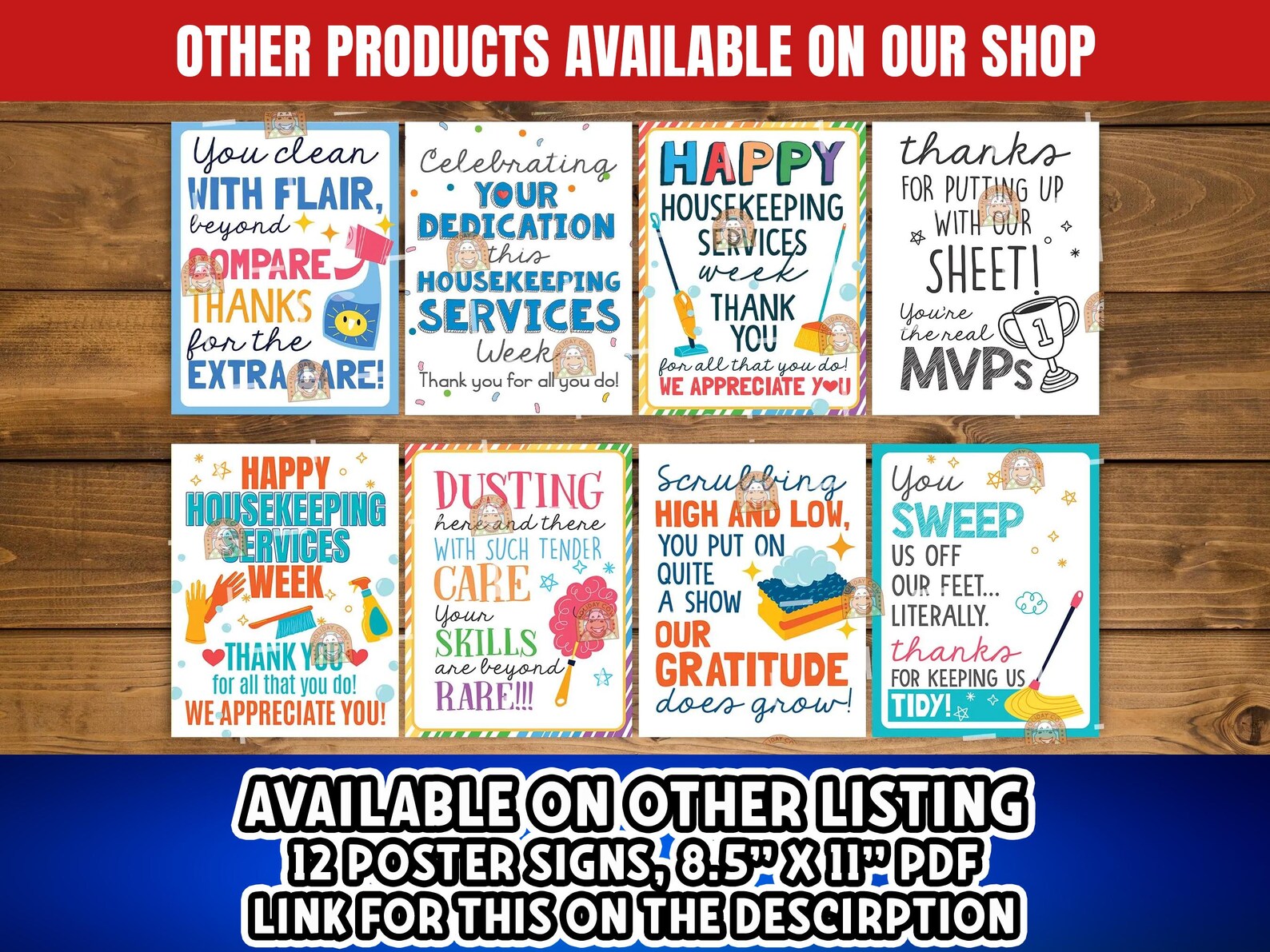 Housekeeping Week Signs Printable, Housekeeping Appreciation Week Decor ...