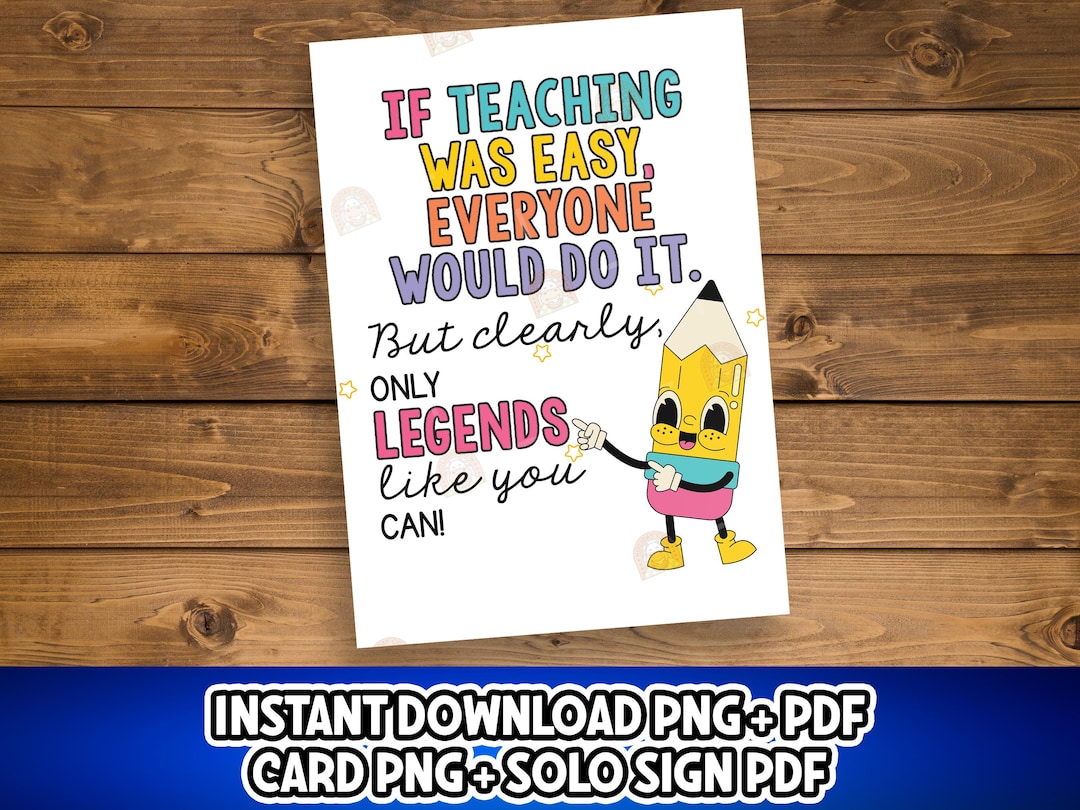 Thanks Fg Funny Teacher Card Printable, Teacher Thank You Teacher Appreciation ...