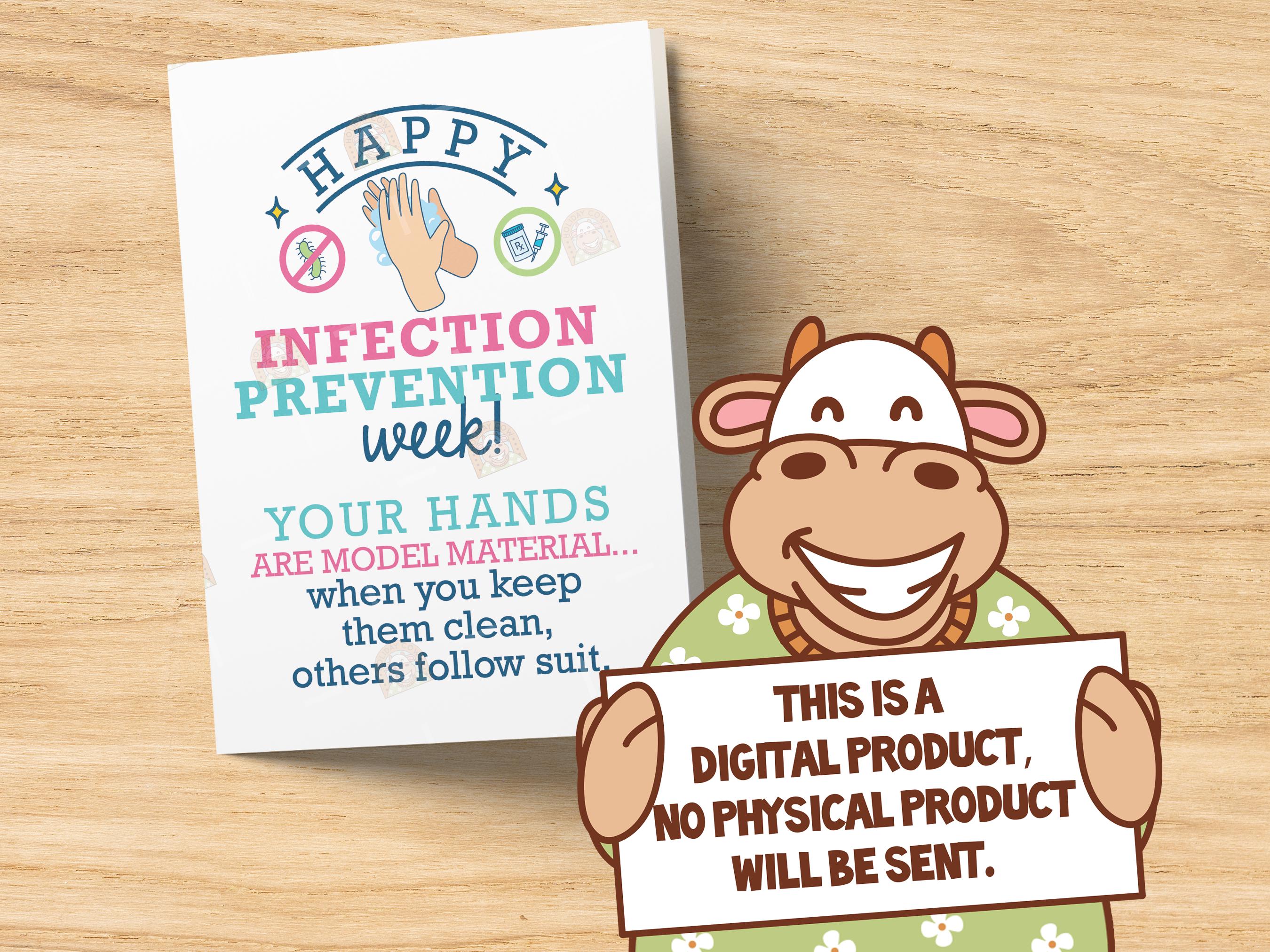 Infection Prevention Week Sign, Printable IP Week Sign, Hand Hygiene ...