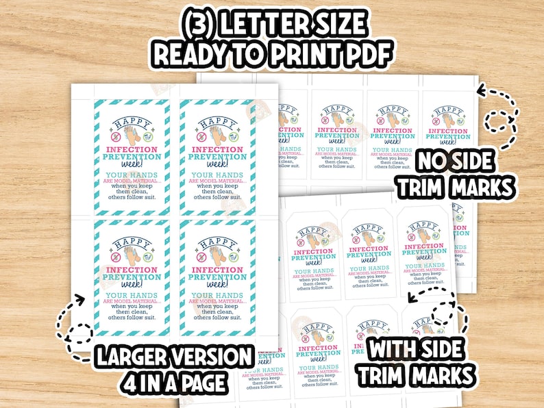 Happy Infection Week Infection Prevention Week Tag, Printable IP Week Tag, Hand Hygiene ...