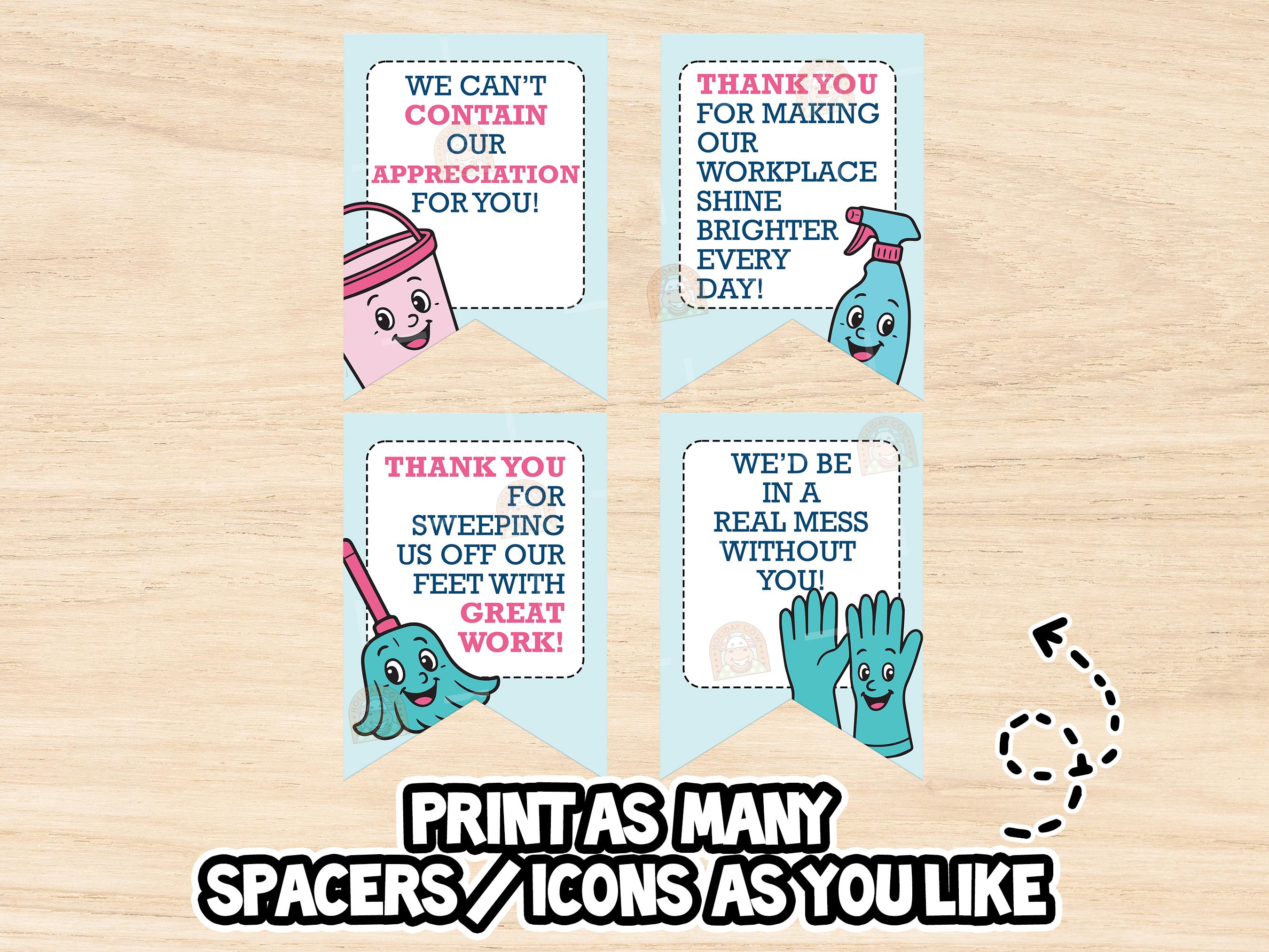 EVS Week Banner, Printable EVS Banner, National Healthcare ...
