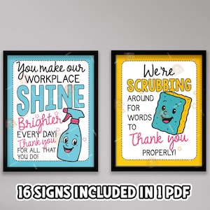 Housekeeping Week Signs Printable, Housekeeping Appreciation Week Decor ...