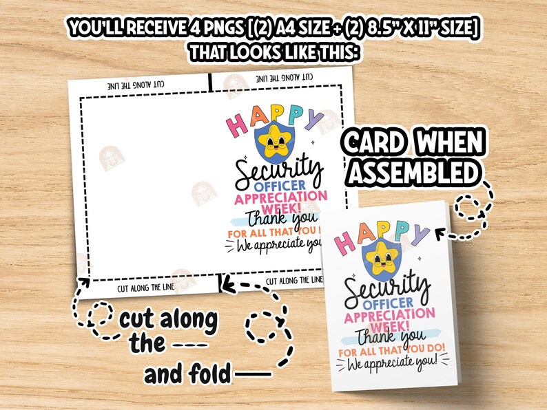 Security Officers Week Card Printable, Security Officers Appreciation ...