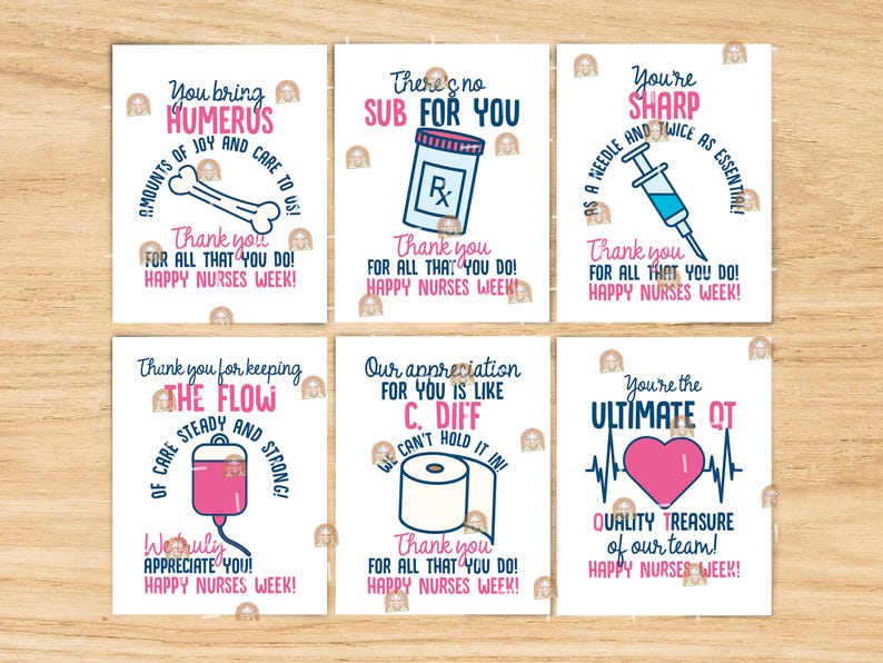 Funny Nurses Week Signs, Printable Nurses Week Posters, Thank You Nurse ...