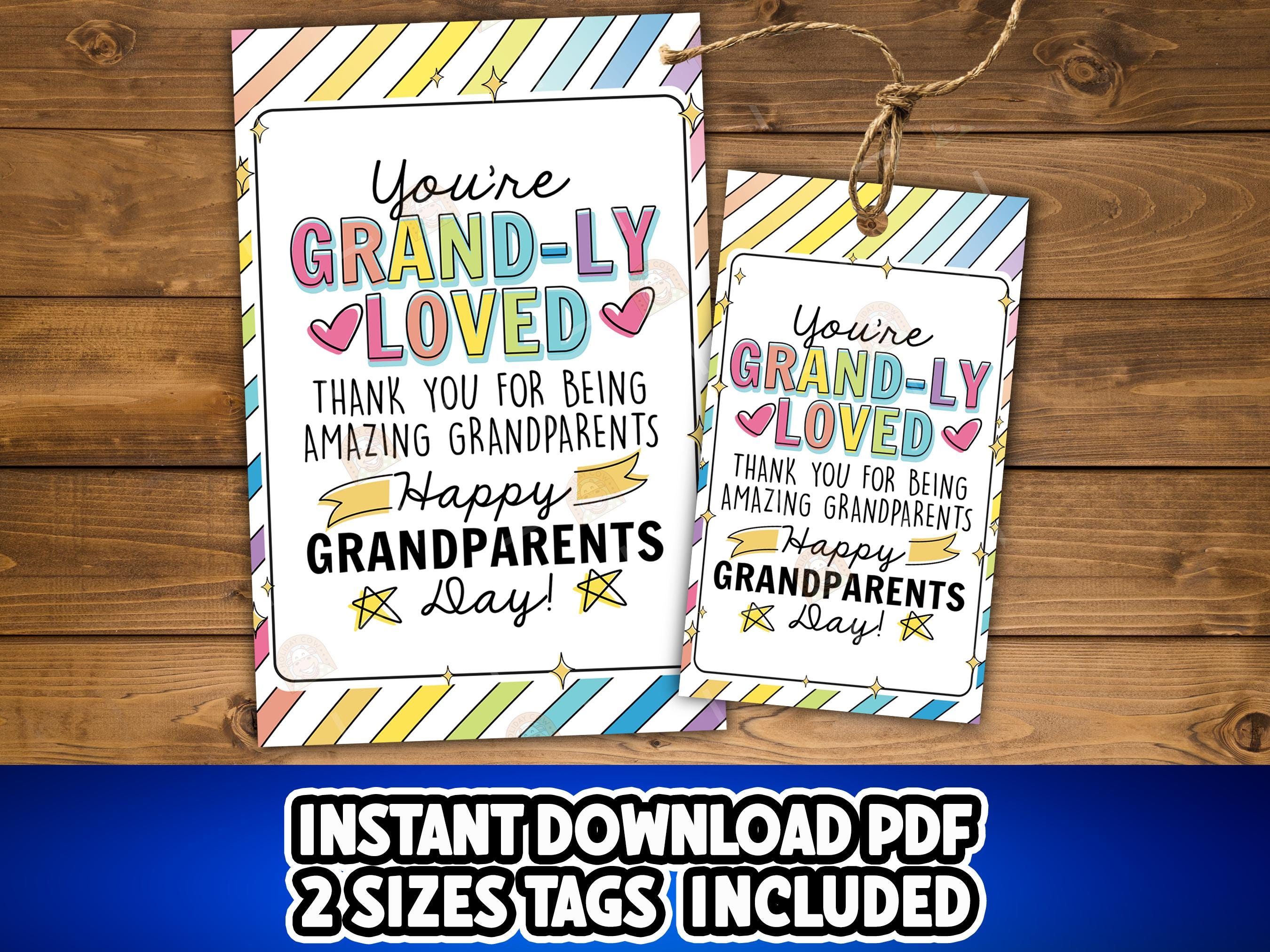 Grandparent Gift Tag - 60+ Gift Ideas for 2026
