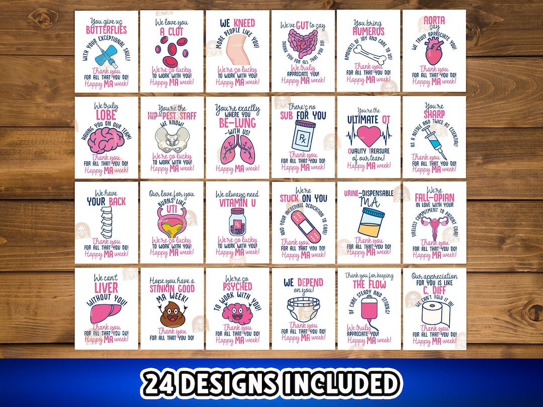Ha Ma Week MA Week Signs, Medical Assistant Week Signs, Printable MA Week Posters ...