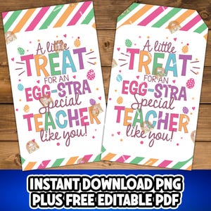 Étiquette de cadeau de Pâques pour professeur de Pâques imprimable, Merci professeur étiquette cadeau de Pâques, étiquette de cadeau de Pâques professeur, cadeau de Pâques pour professeur comme vous oeuf de Pâques