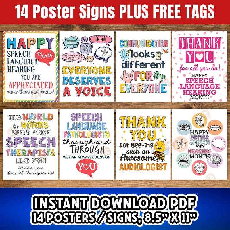 Better Speech and Hearing Month Poster - Etsy