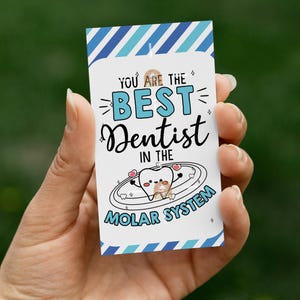 Etiqueta de presente engraçada para dentista para impressão, etiqueta de agradecimento ao dentista, etiqueta de presente para o dia do dentista, etiqueta da semana odontológica, etiqueta de presente para dentista