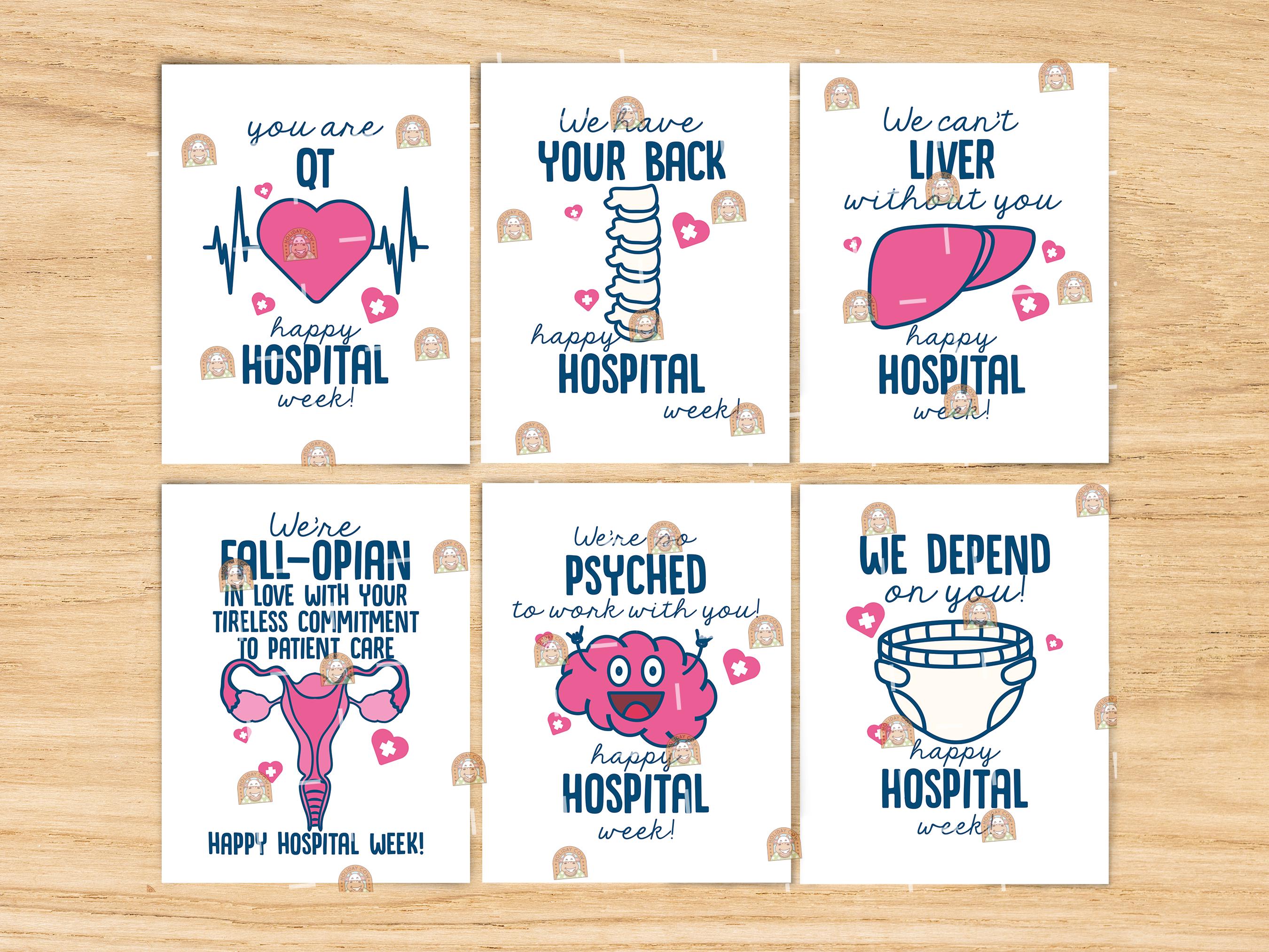 Hospital Week Signage Examples Hospital Week Signs Printable, Funny Hospital Week Decor, Hospital ...