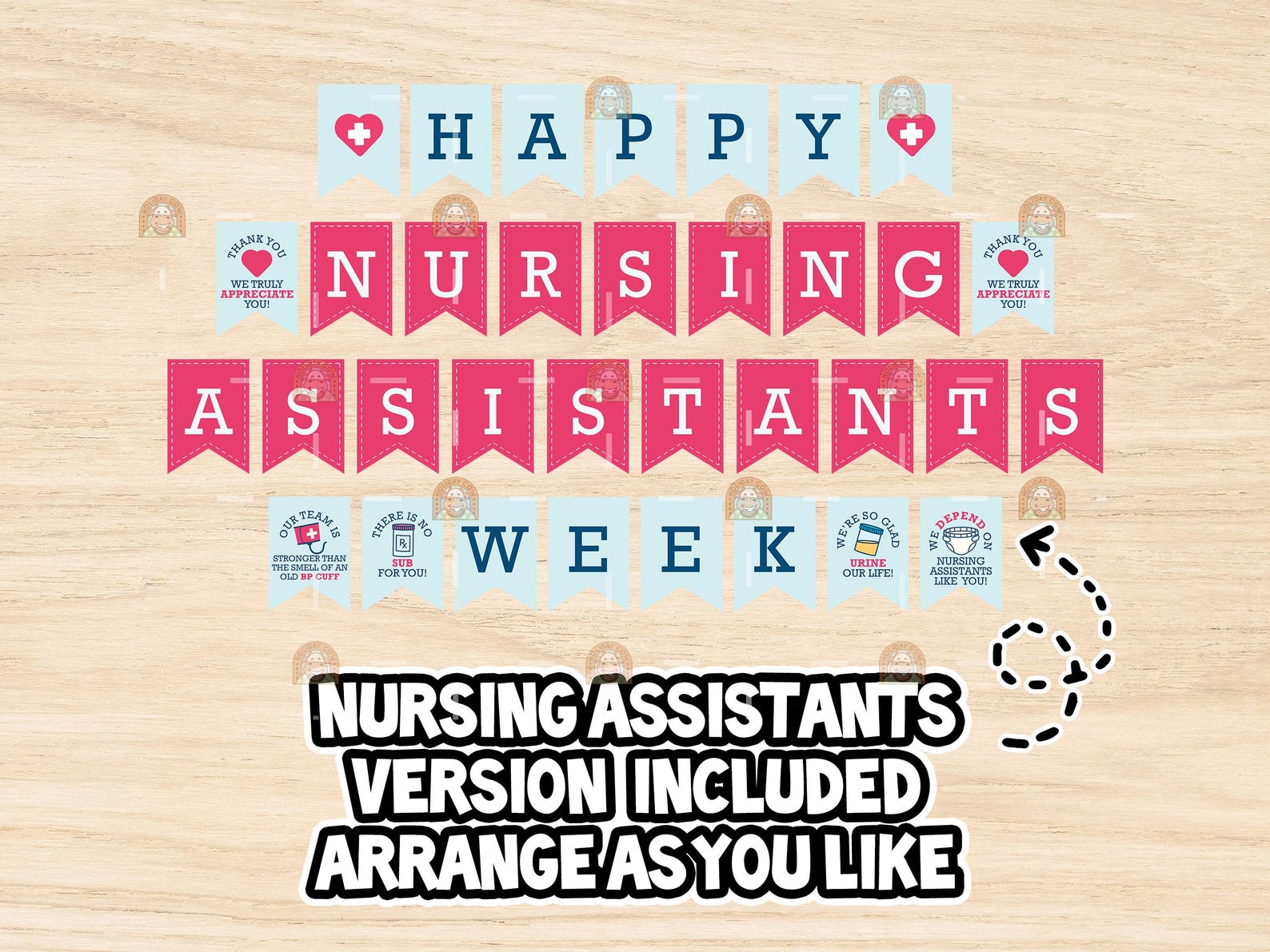CNA Week Banner, CNA Banner Printable, Certified Nursing Assistant Week ...