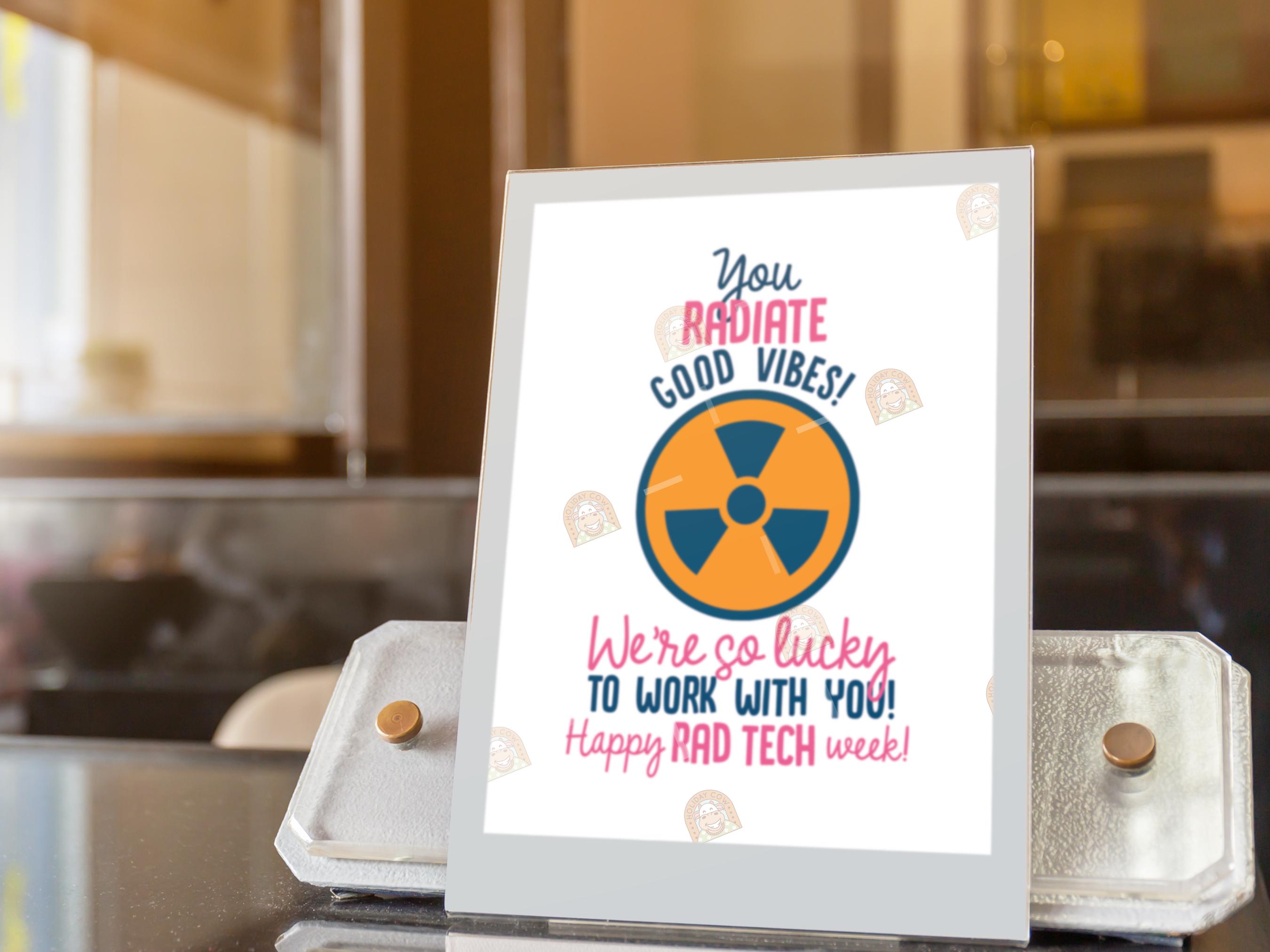 Rad Tech Collage Rad Tech Week Signs, Printable Rad Tech Week Decor, Rad Tech Week Gift ...